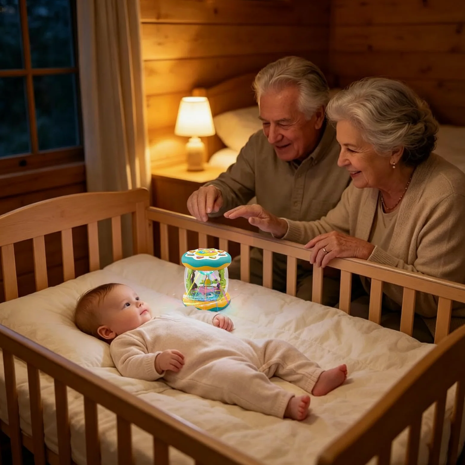 Giocattolo musicale per bambini, rotante con colorate | Tamburi educativi per bambini in età prescolare, asilo, compleanno, vacanze, asilo, appartamento, camera da letto, soggiorno