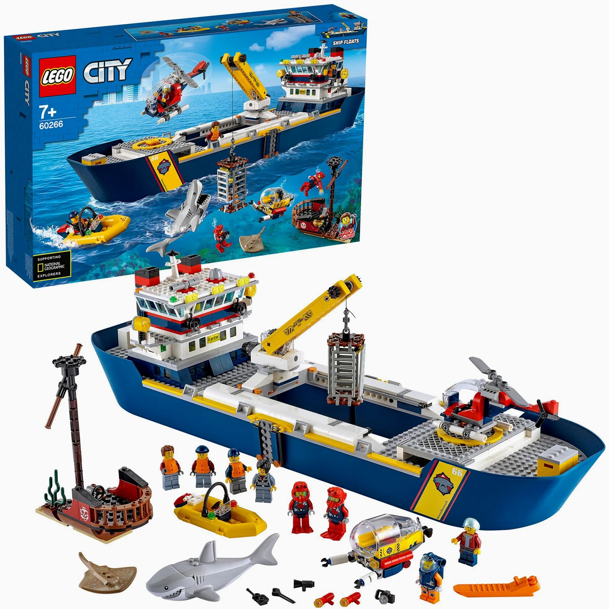 LEGO 60266 City Oceans Nave da esplorazione oceanica
