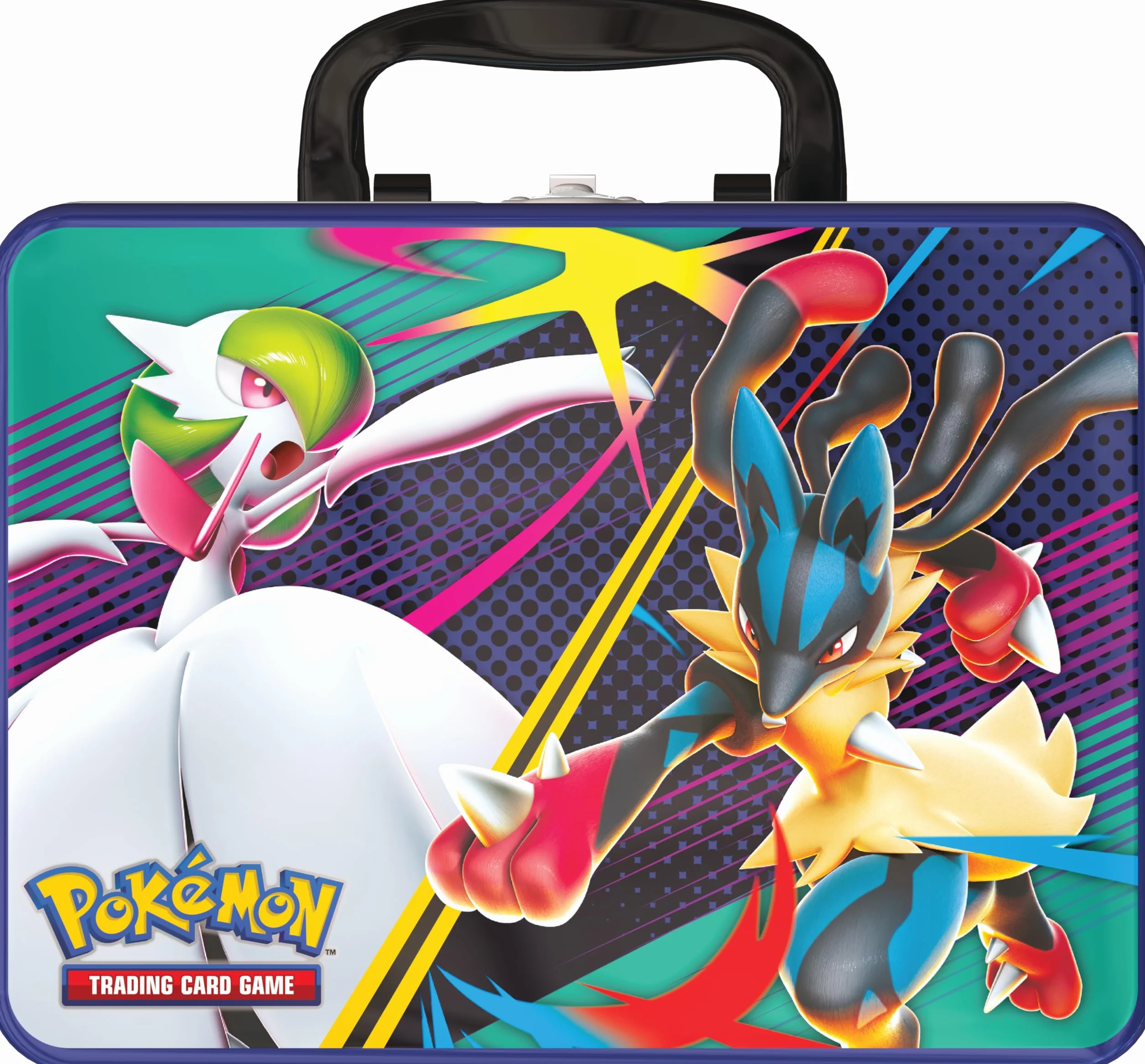 Pokémon GCC Bauletto da Collezione Mega Gardevoir Mega Lucario 3 Carte Olografiche 6 Buste Espansione