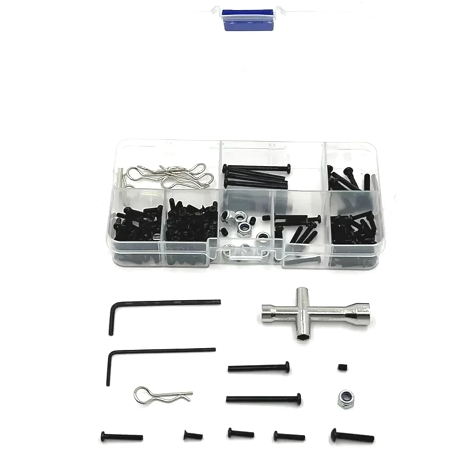 Per MJX 14301 14302 14303 1/16 RC Auto Viti Metalliche Kit Di Fissaggio Strumenti Riparazione Pezzi Ricambio Accessori Aggiornamento Accessori Modellismo RC