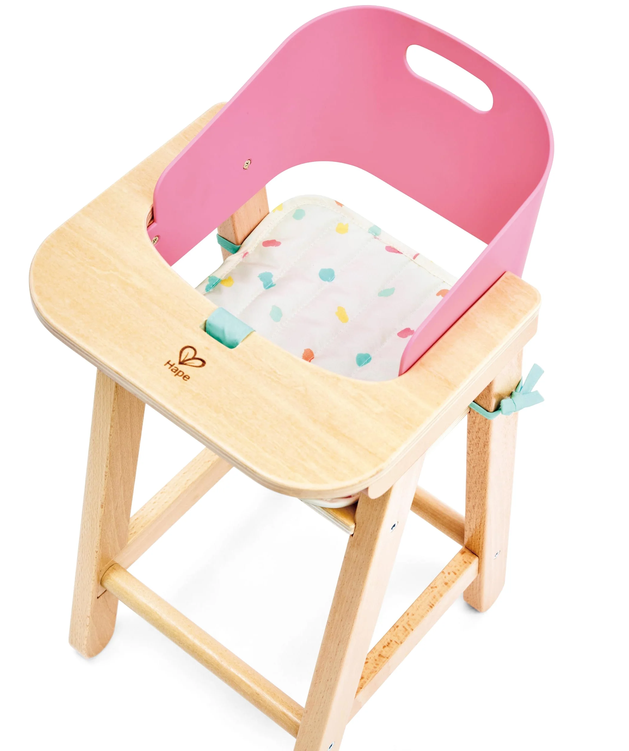 Hape Seggiolone per bambole "Sweet Treats", accessorio per bambole da gioco, seggiolone in legno