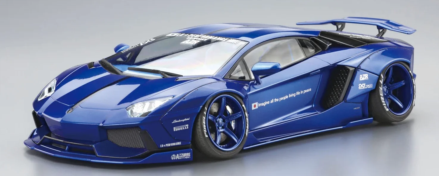 Aoshima LB Works - Modellino Lamborghini Aventador (Ver. 2) in scala 1:24