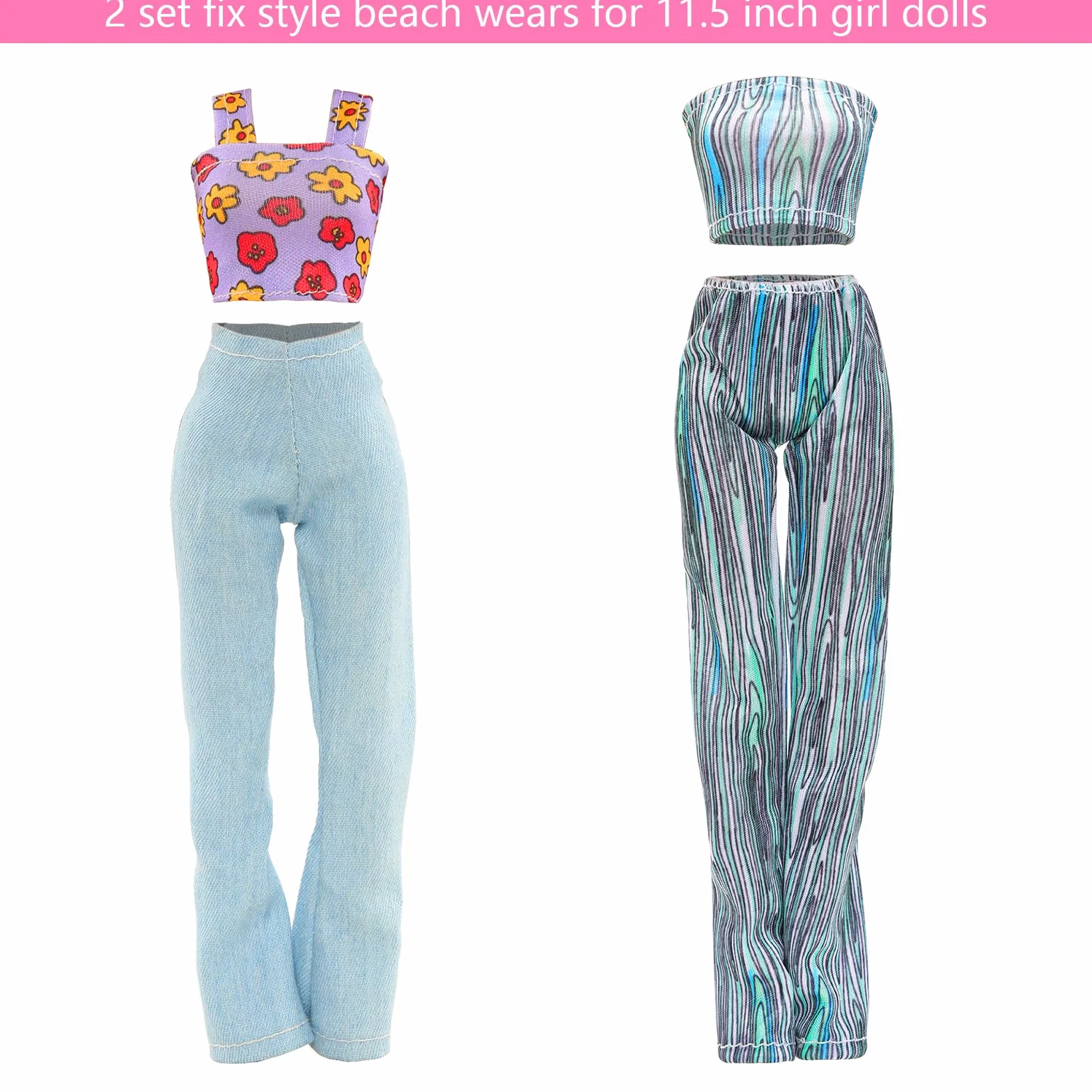 Miunana 17 Pezzi Per 11.5 Pollici 30 CM Bambola: 6 Costumi Da Bagno + 2 Abiti Vestiti + Cappello + 3 PCS Scarpe + 5 Accessori