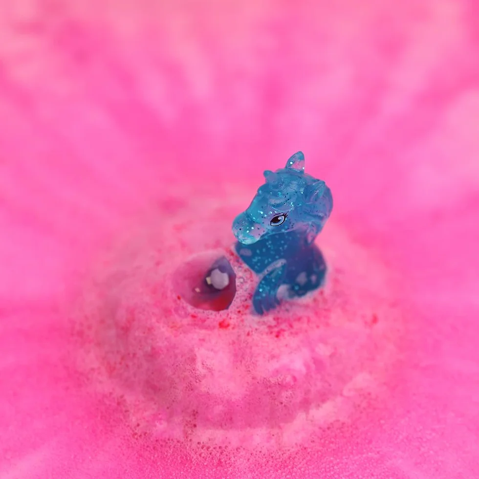 ZIMPLI - Grande Bomba da Bagno Unicorno a Sorpresa, 1 di 6 Giocattoli Unicorno da Collezionare, Uno per Baff Bomb, Giocattolo da Bagno Collezionabile per Bambini