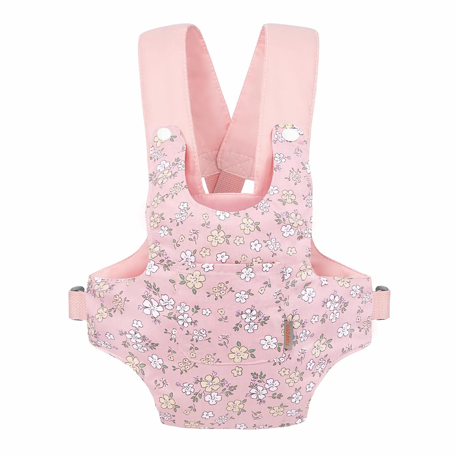 GAGAKU Marsupio per Bambole, Accessorio per Bambole, con Cinghie Regolabili, per Bambini, Rosa (Fiori a Pera)