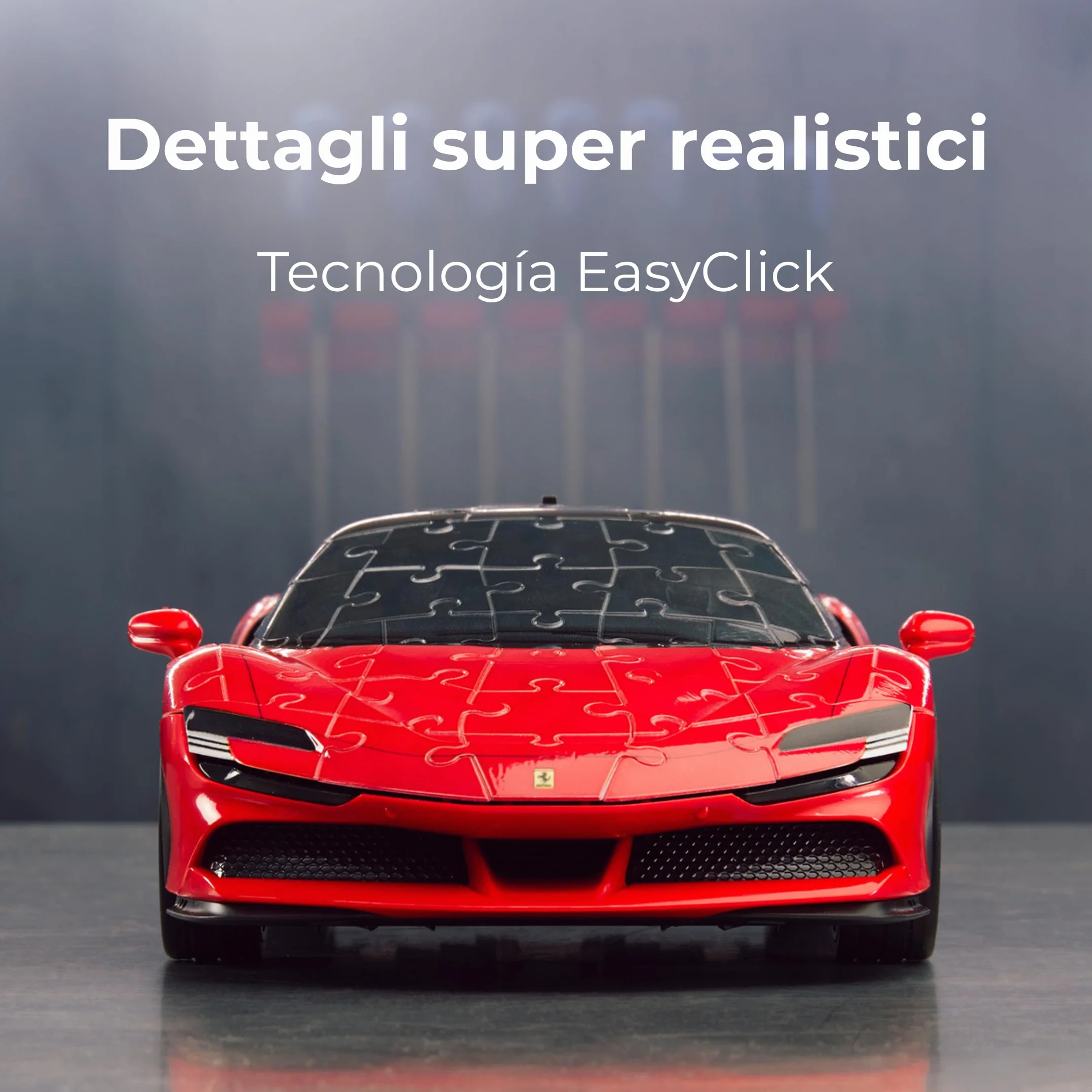 Ravensburger - Puzzle 3D Ferrari SF90 Stradale 161 pezzi, Modellismo da costruire adulti, Modellino Ferrari, Modellini auto da costruire, Idee Regalo