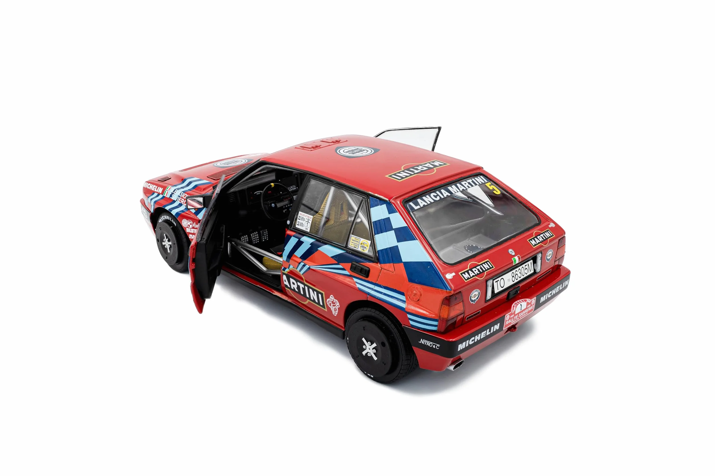 Solido Lancia Delta HF Integrale #1 1:18 Diecast Model Rosso