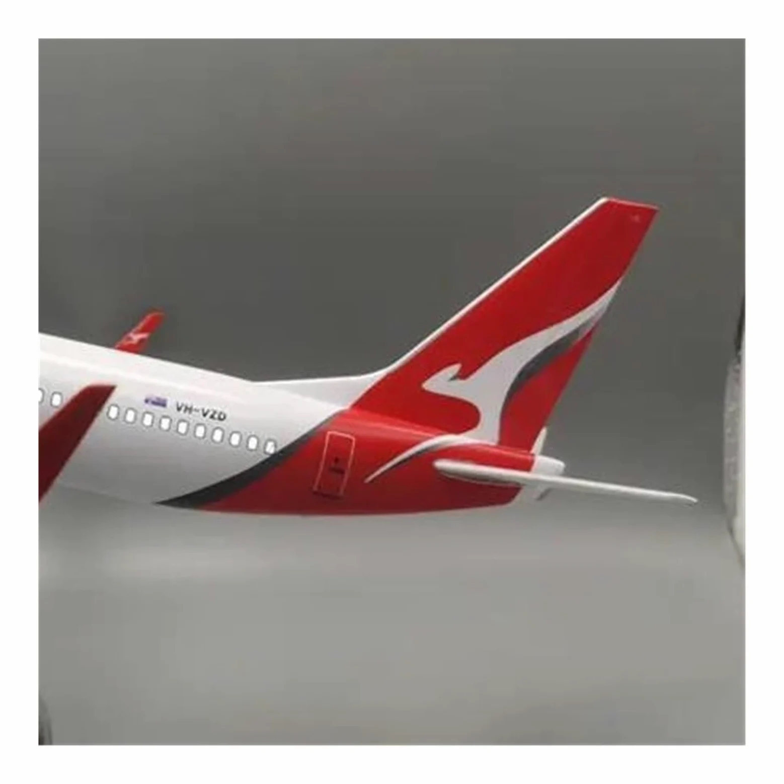 Aereo in Metallo pressofuso da 47 cm per B737-800 Australia 737 Kit Modello di Aeroplano pressofuso con Display Modello di Supporto da Collezione per Raccolta ed Esposizione (Senza Luce)