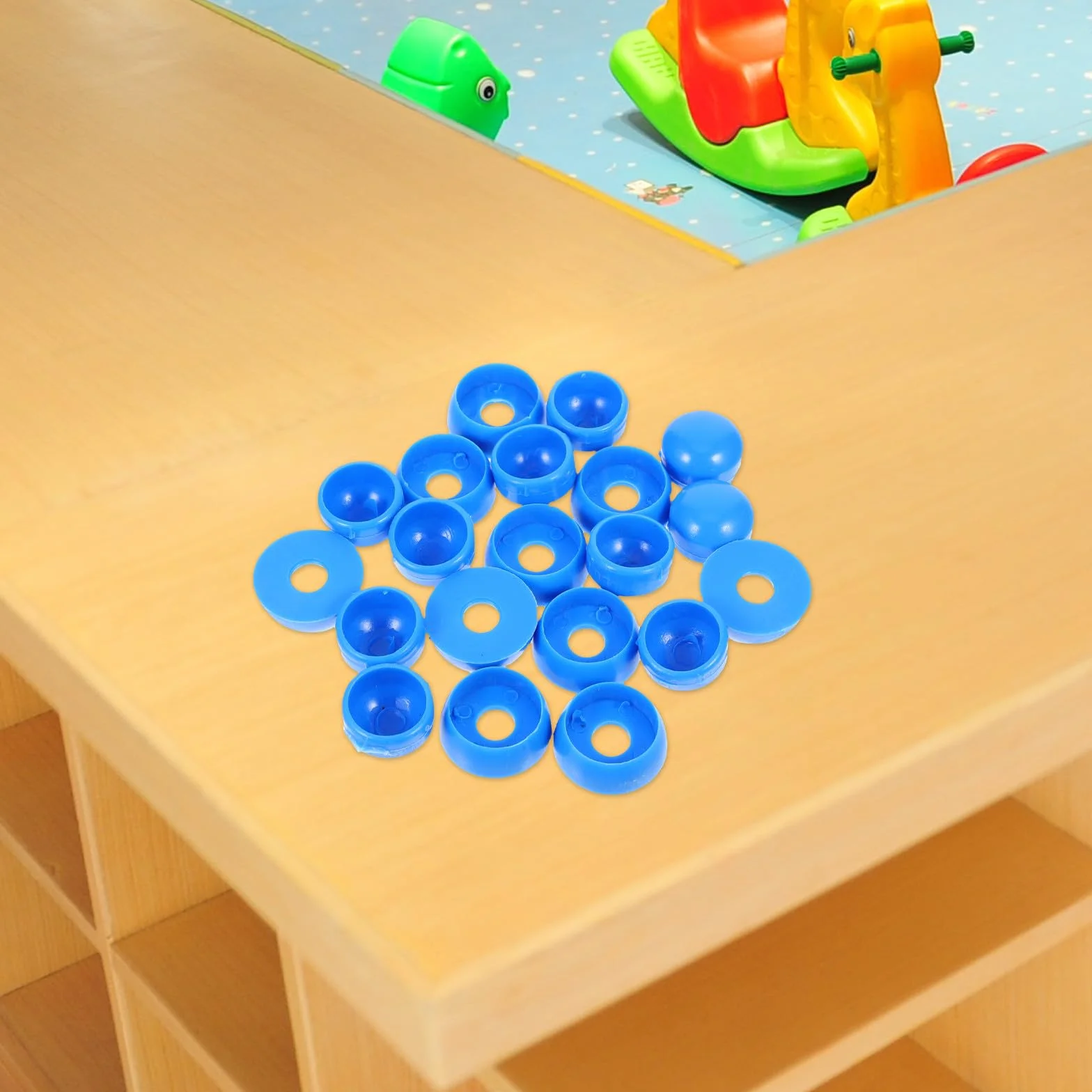 Copridadi in Plastica, 10 Pezzi Tappi Protettivi per Bulloni a Vite, Cappucci di Protezione per Dadi, Accessori per Sicurezza in Parchi Giochi Esterni per Ragazzi e Ragazze