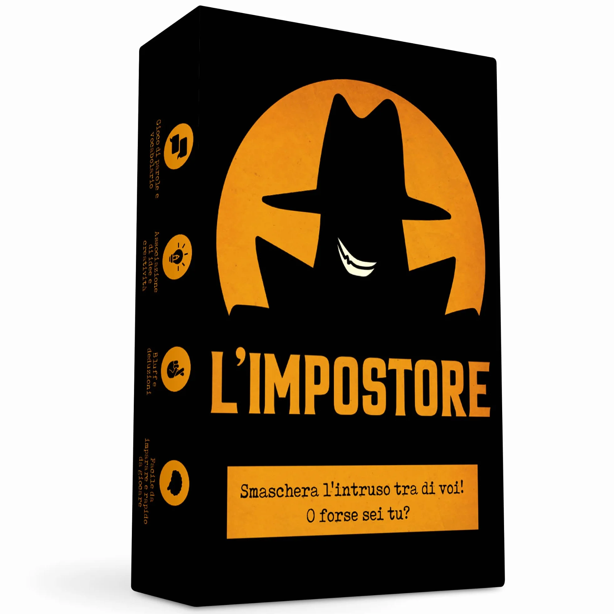 L'Impostore Gioco di Bluff e Parole 110 Carte 4-6 Giocatori 15 Min Gioco da Tavolo per Adulti e Ragazzi 10+