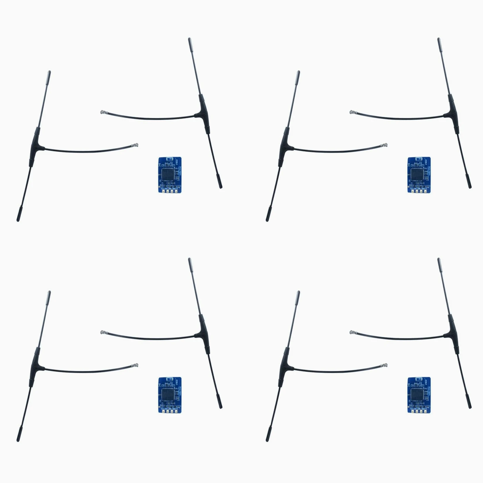 4X Ricevitore Diversity ELRS RX 915Mhz 868MHz Dual Core RX TCXO Doppia Antenna per FPV Drone da A Lungo Raggio C