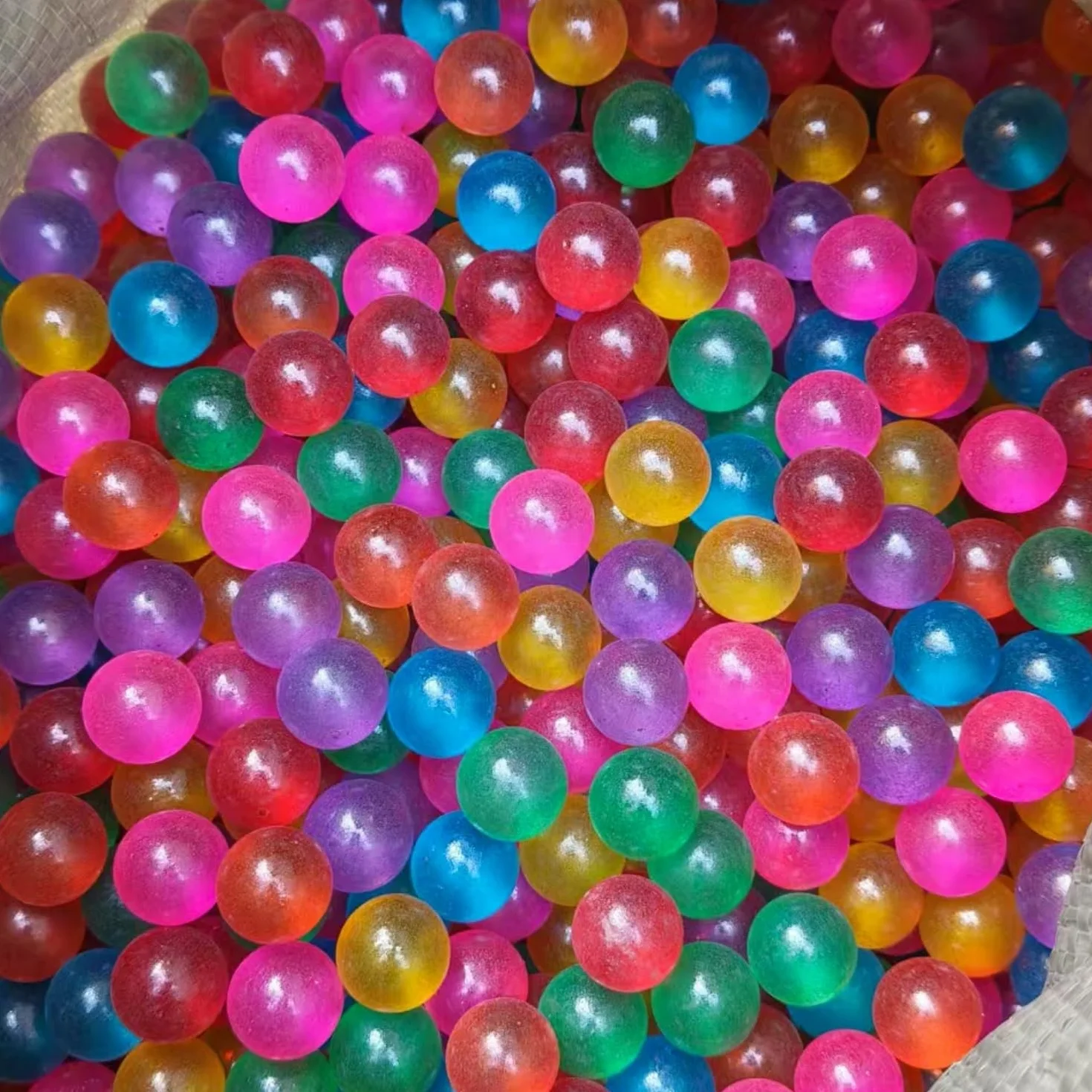 100 Pezzi Biglie Colorate in Vetro Trasparente Multicolor per Decorazioni, Acquari e Sport All'aperto