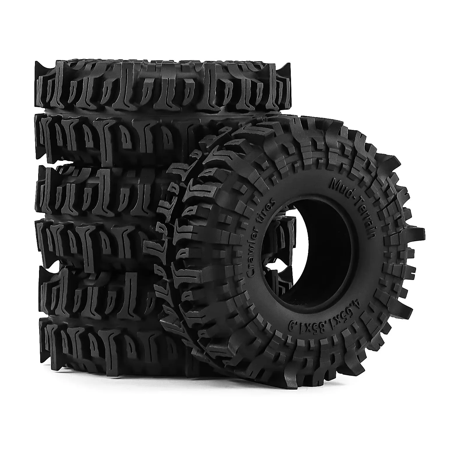 Per Axial Per SCX10 Per Traxxas Per TRX4 CrossRC Per Enduro Per Redcat Per WPL D90 1/10 RC Parti Automobili 1.9 Pollici 118mm Fango Pneumatici Fuoristrada Ricambi Modellini RC