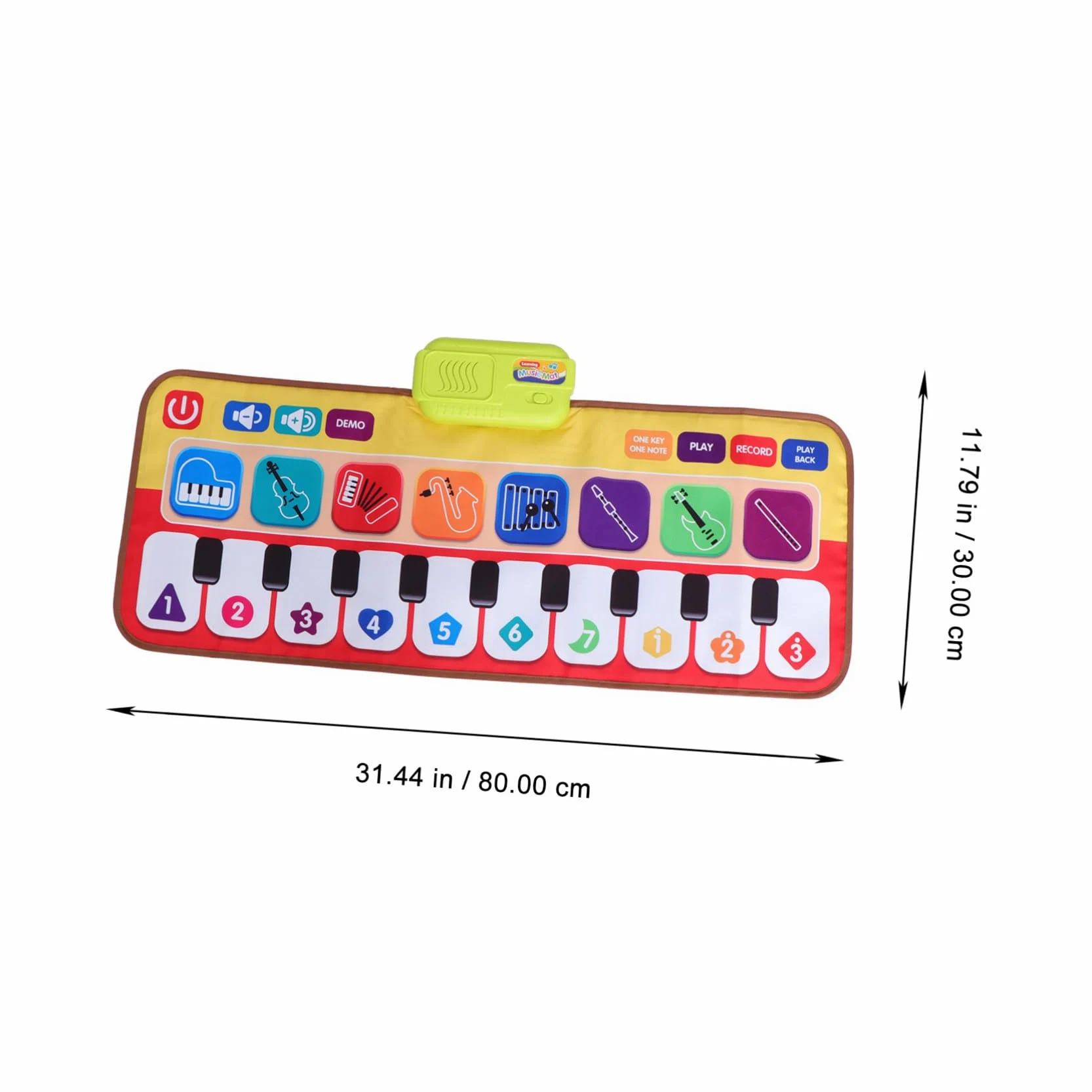 Tappeto Musicale Piano Danza 1 Pezzo in Plastica e Stoffa per Bambini | Tastiera Bimbi, Gioco Didattico Modalità Multiple, Regalo Educativo per Ragazzo e Ragazza