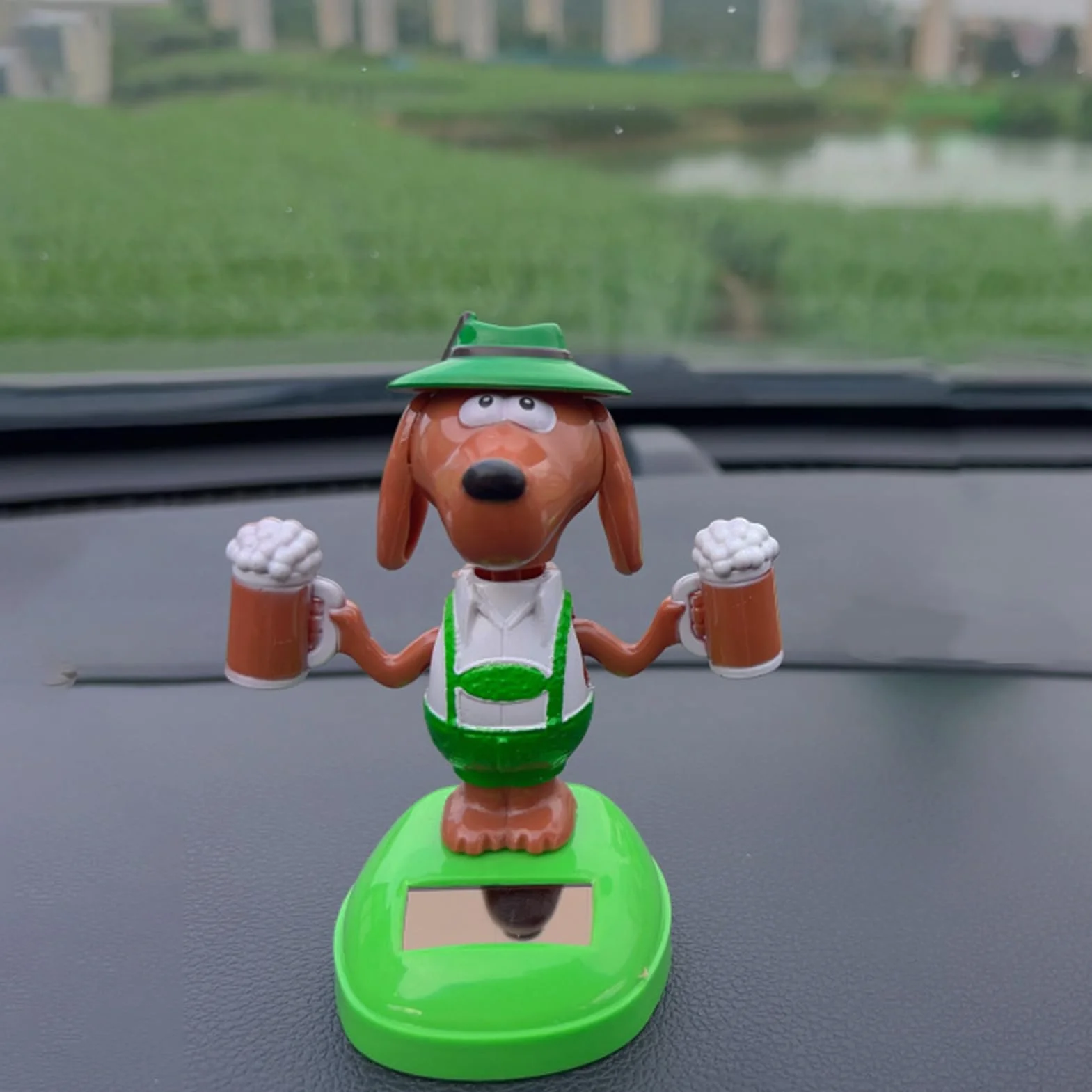 Accessori Auto Per Cruscotto, Pupazzo A Energia Solare Che Oscilla Automobilistico, Giocattolo Divertente Con Figure Danzanti Per Interni Auto E Camion