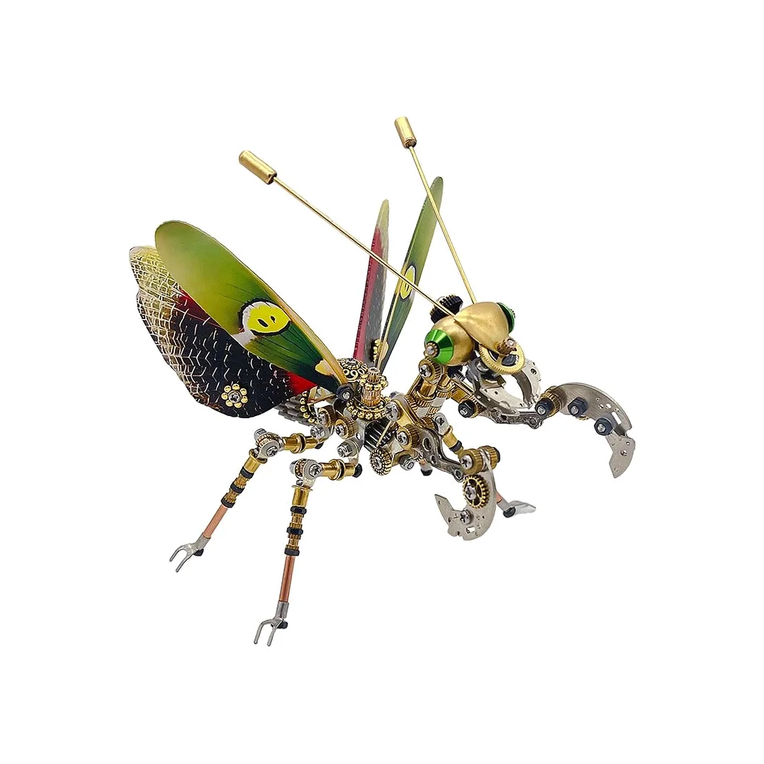 Puzzle in metallo 3D, 300 pezzi, 3D Steampunk, modello di adoratrice meccanica 3D, giocattolo di montaggio per bambini adulti