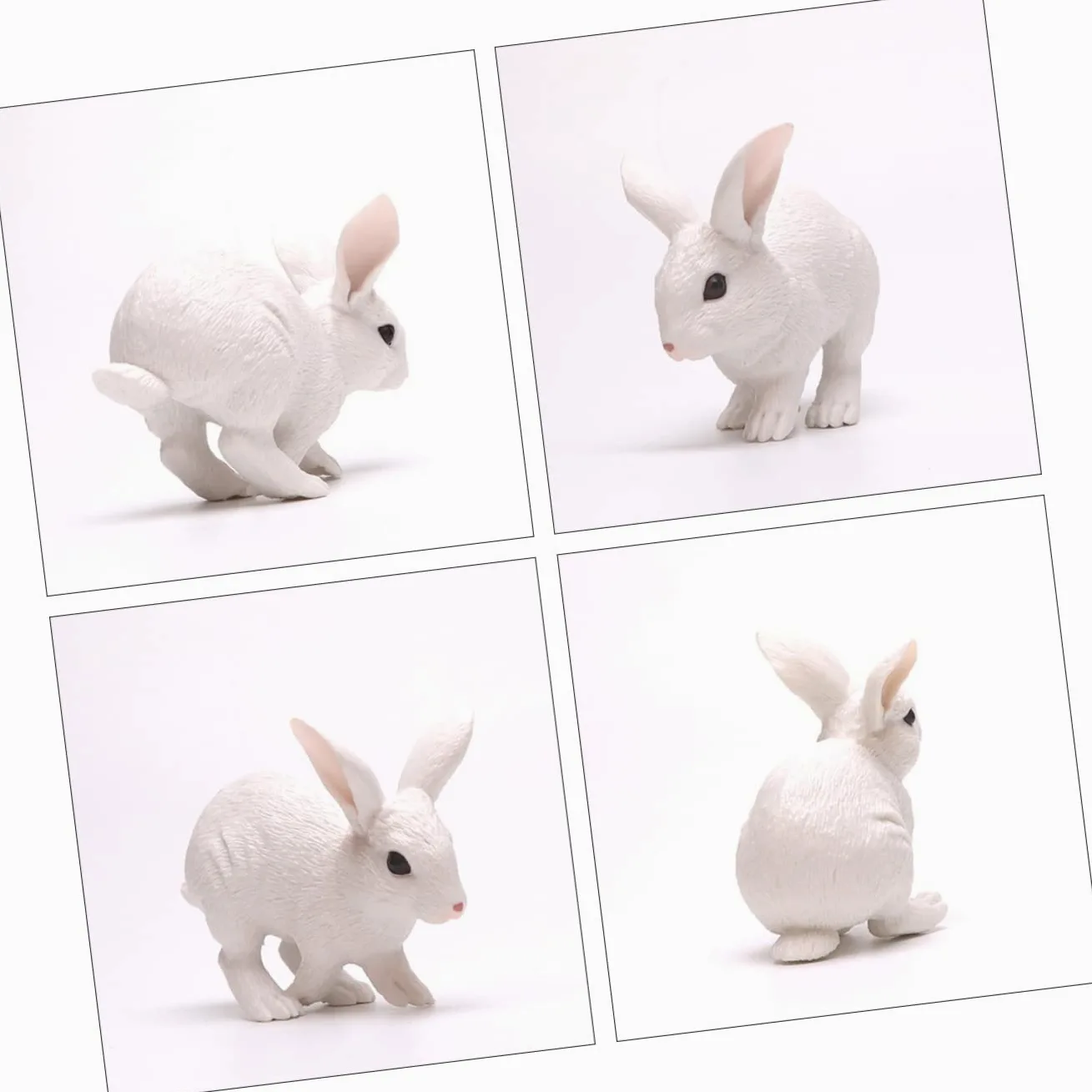 Toyvian 2 Pezzi Di Statuette Di Animali in Pvc Artigianale Per Decorazioni Da Tavolo