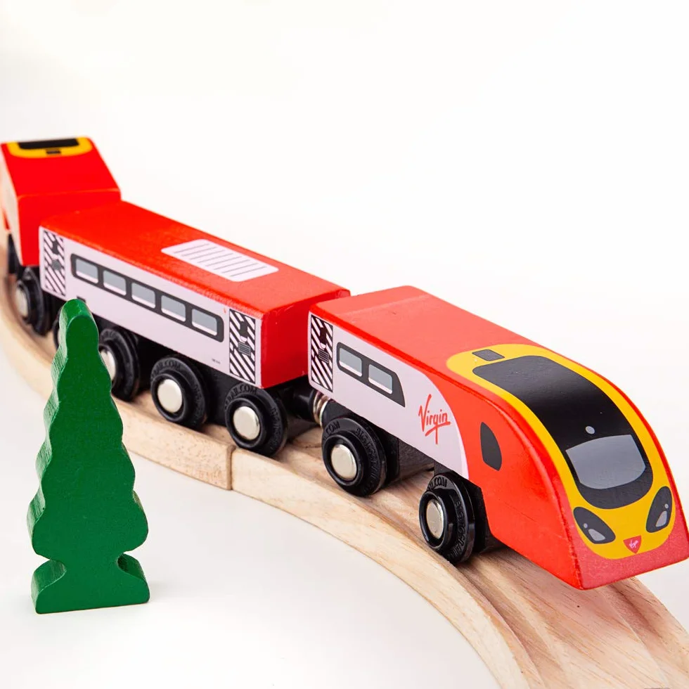 Bigjigs Rail Pendolino Treni Virgin