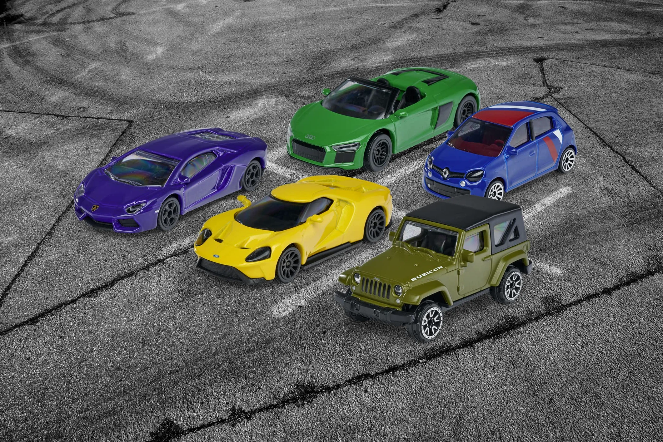 Majorette - Urban Garage, parcheggio a 3 Livelli con Ascensore, Autolavaggio e Pompa di Benzina, Include 5 Auto in Die-Cast in Scala 1:64, dai 3 anni