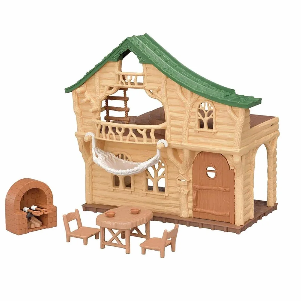 Sylvanian Families - Casetta sul Lago Incantevole – Set di Gioco per Bambini con Ambiente Naturale e Dettagli Realistici – Modello 5451