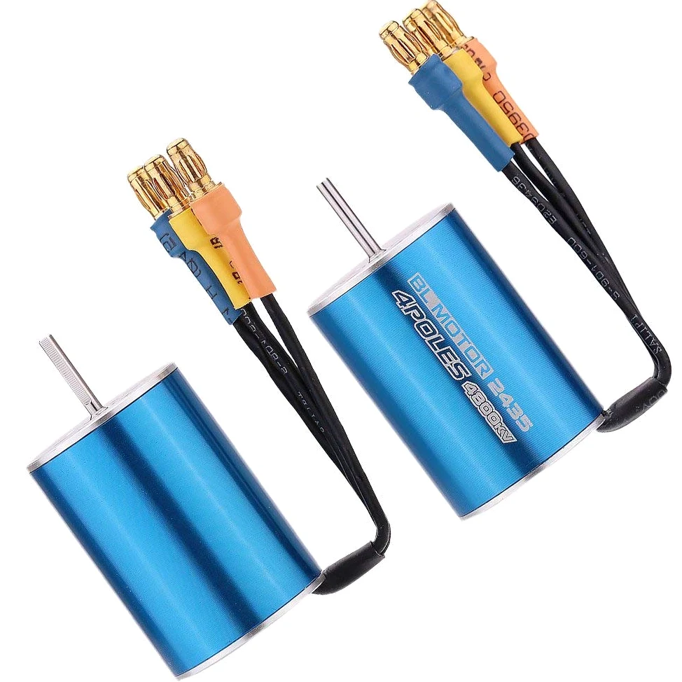 2435 4800KV 4P Sensorless Motore Brushless con 25A Brushless ESC (regolatore di velocità elettrico) per 1/16 1/18 RC Auto Truck