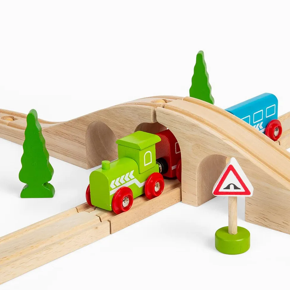 Bigjigs Rail Kit Trenino con Binario a Forma di Otto