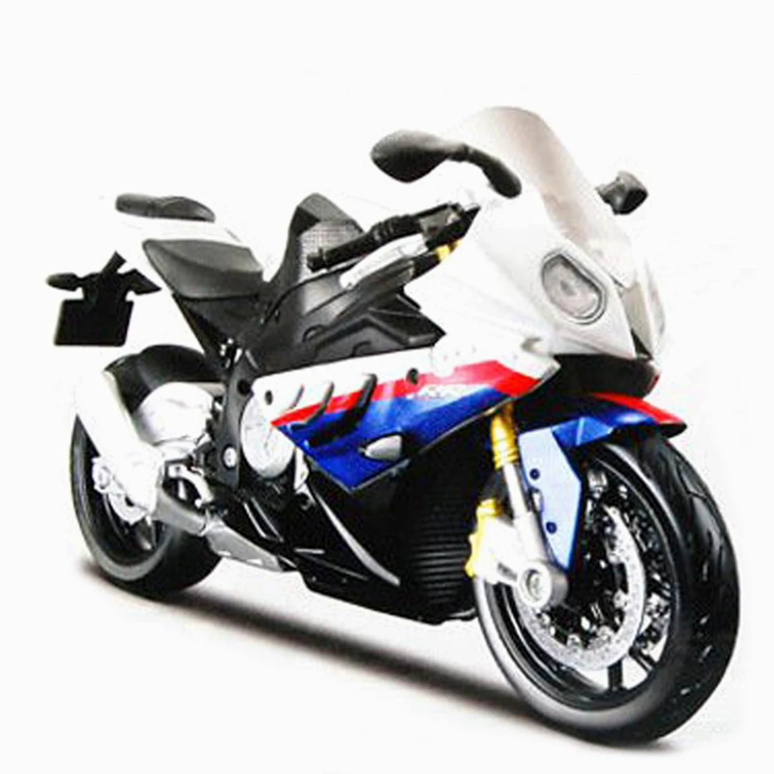 Giocattolo dell'eccellenza 1:12 Versione Assemblata Modello Di Motocicletta Giocattolo Collezione Veicoli Per Ammortizzatore Per BMW S 1000 RR