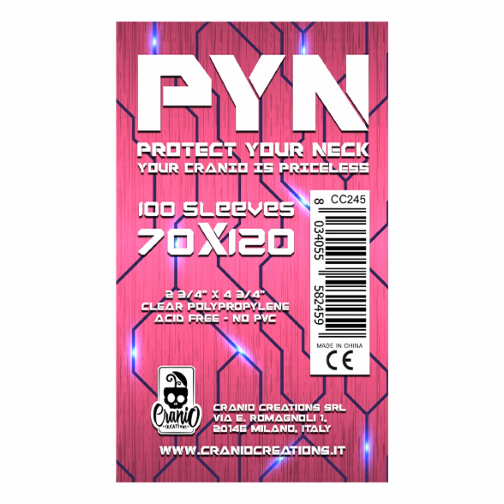 Cranio Creations CC245 PYN 100 Sleeves 70x120