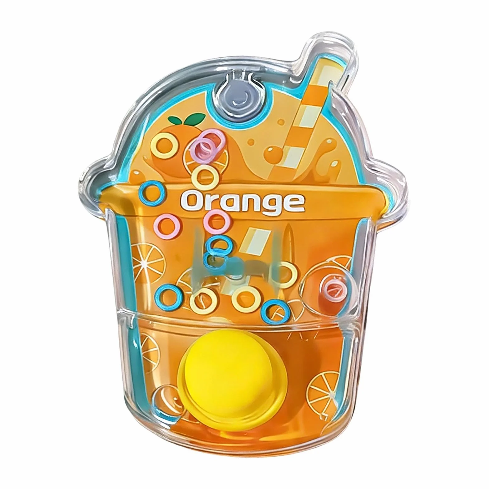 Giochi d'acqua portatili, giocattolo da lancio di piccoli anelli, divertente gioco d'acqua con anelli galleggianti colorati, materiale sicuro con funzione schizzi, per bambini, gioco di soccorso porta