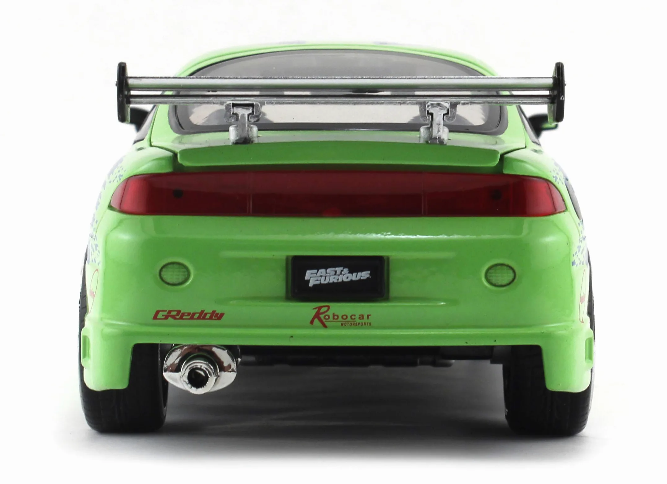 Jada Fast And The Furious Fast and Furious Mitsubishi Eclipse Del 1995, 253203007, +8 Anni, Funzionamento A Ruota Libera, Parti Apribili, Multicolore