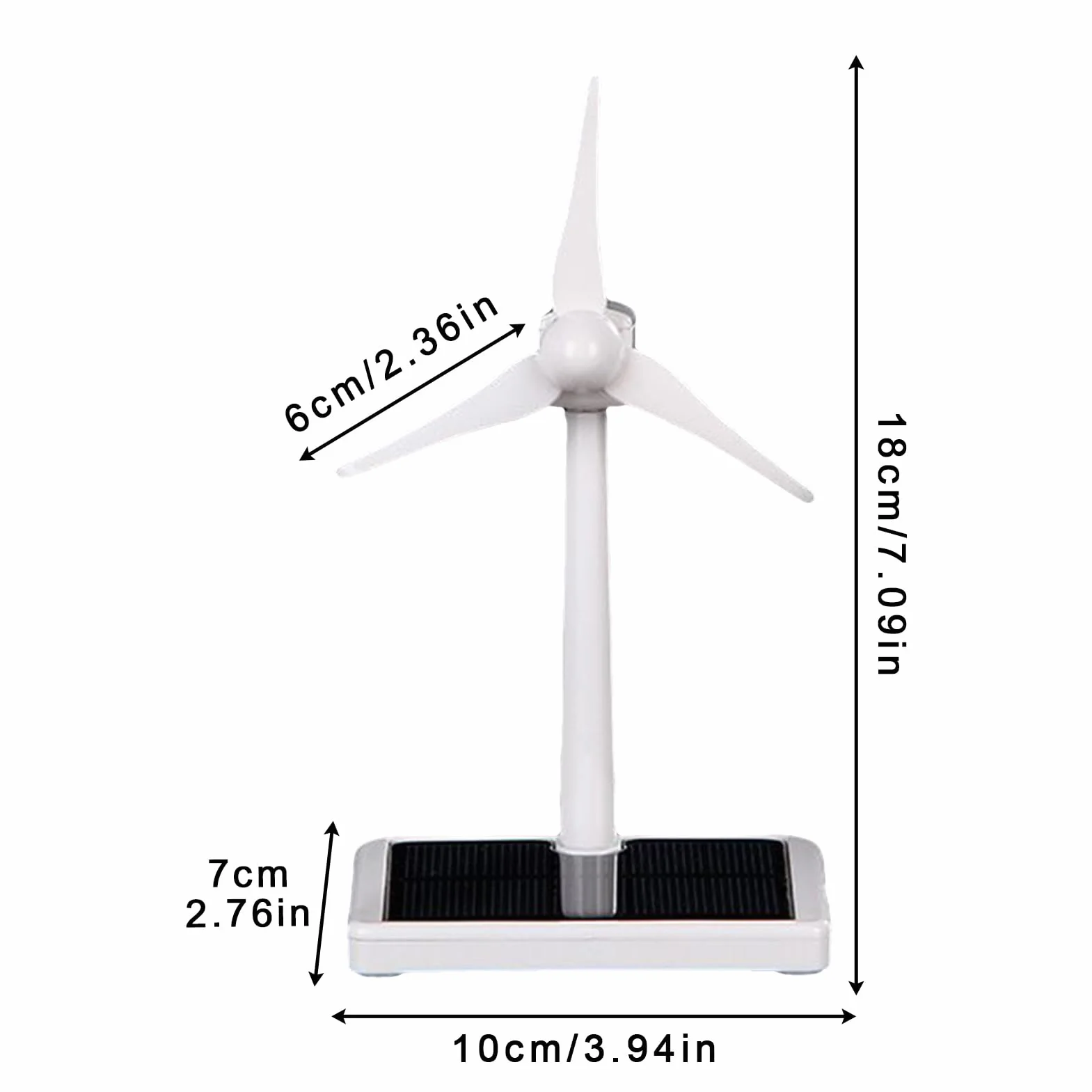 Mulino a vento ad energia solare kit scientifico energie rinnovabili ornamento rotante scrivania pannello fotovoltaico