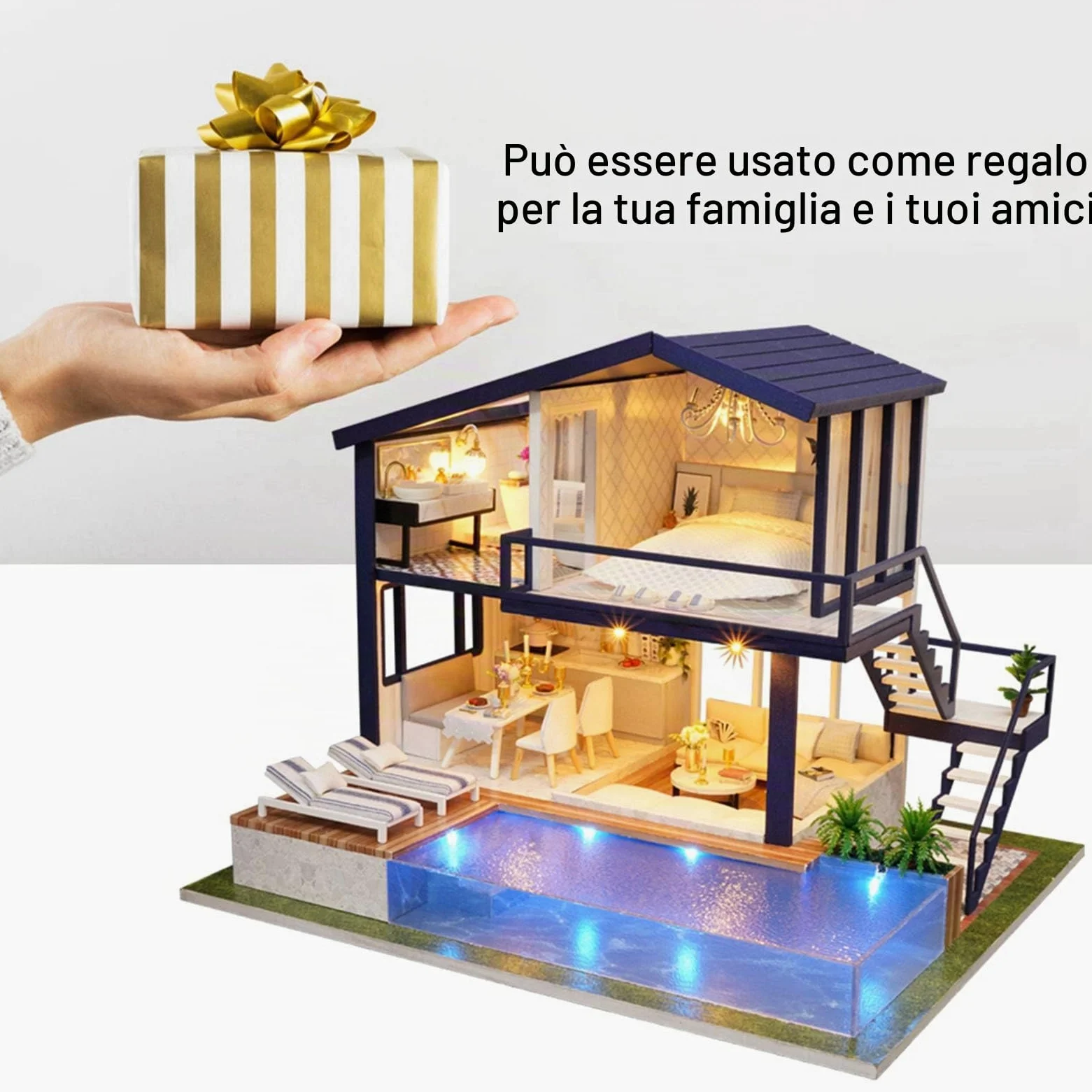 Casa delle bambole Famiglia Casa delle bambole per bambini Ornamento