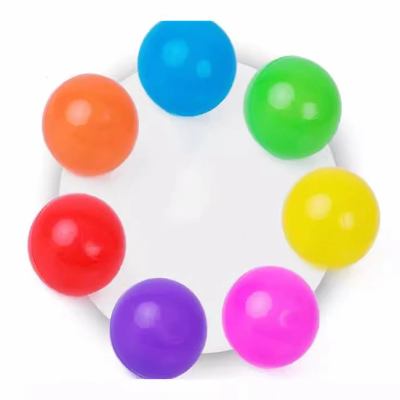 50 Pezzi Palline Di Plastica Per Piscina Bambini, 7cm Palline Di Plastica Colorate Gioco, Gioco Per Bambini Infanzia Per Riempire Piscine Tende, Multicolore