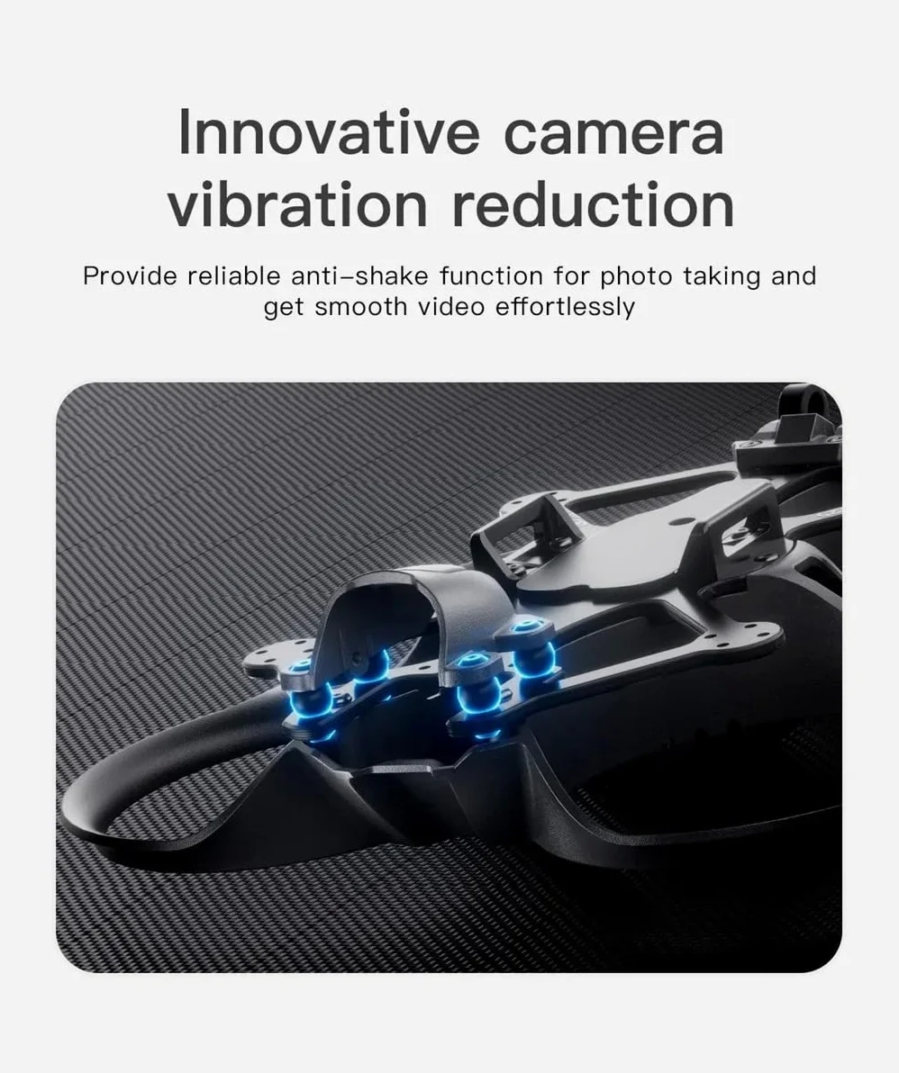 SPARKHOBBY GEP-CT25 Cinebot 25 - Kit telaio in fibra di carbonio da 2,5 pollici e 115 mm interasse per RC FPV Cinewhoop Quadcopter Drones Accessori (GEP-CT25 nero)