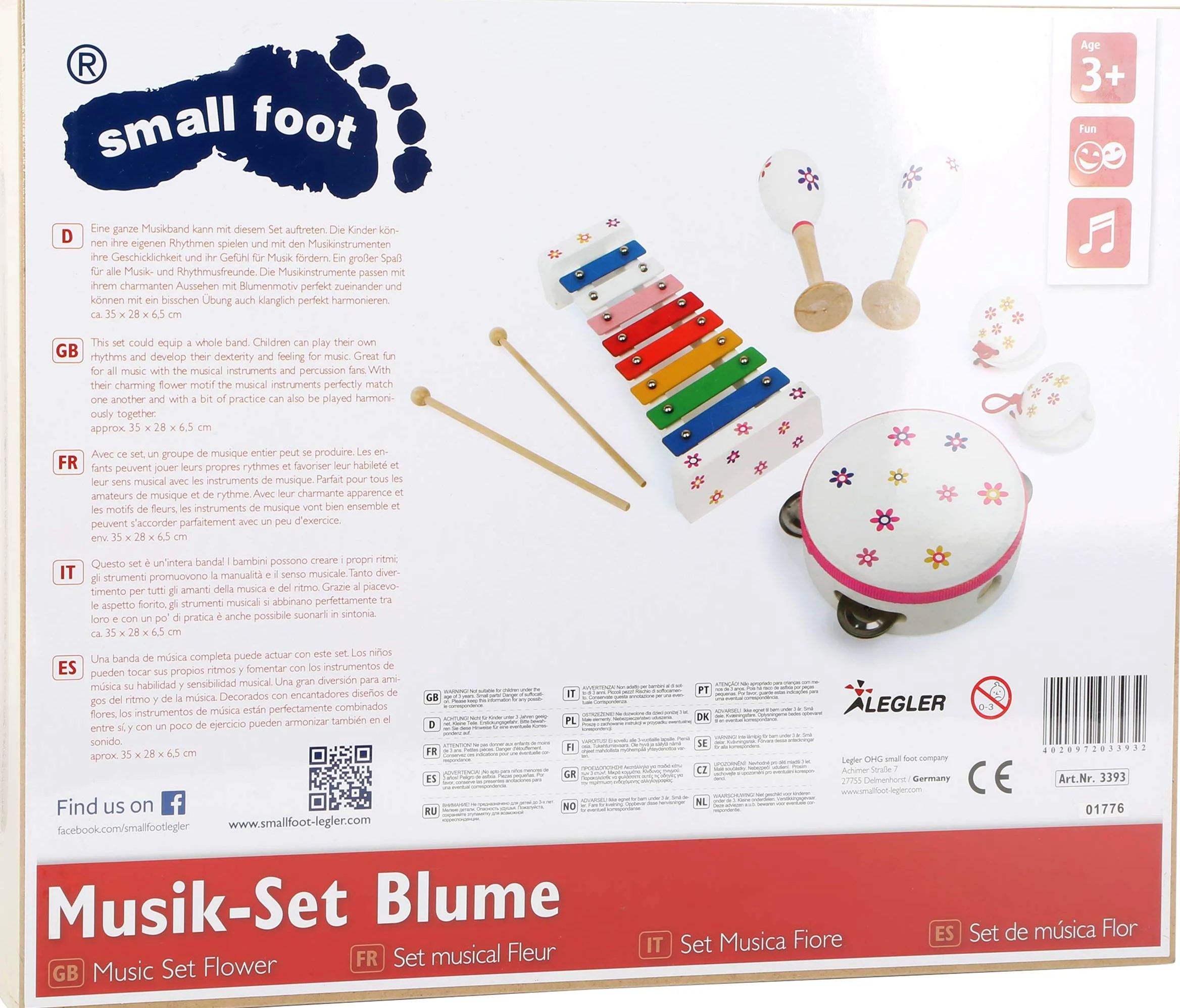 small foot company 3393 - Set Musicale Fiore