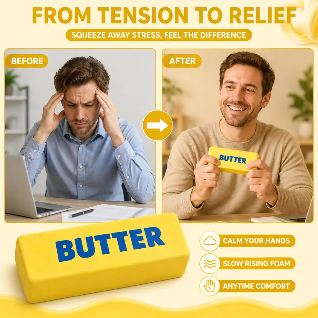 GXGM Butter Squi-shy, Crescita Relax in Materiale PU, Per Ufficio Scuola