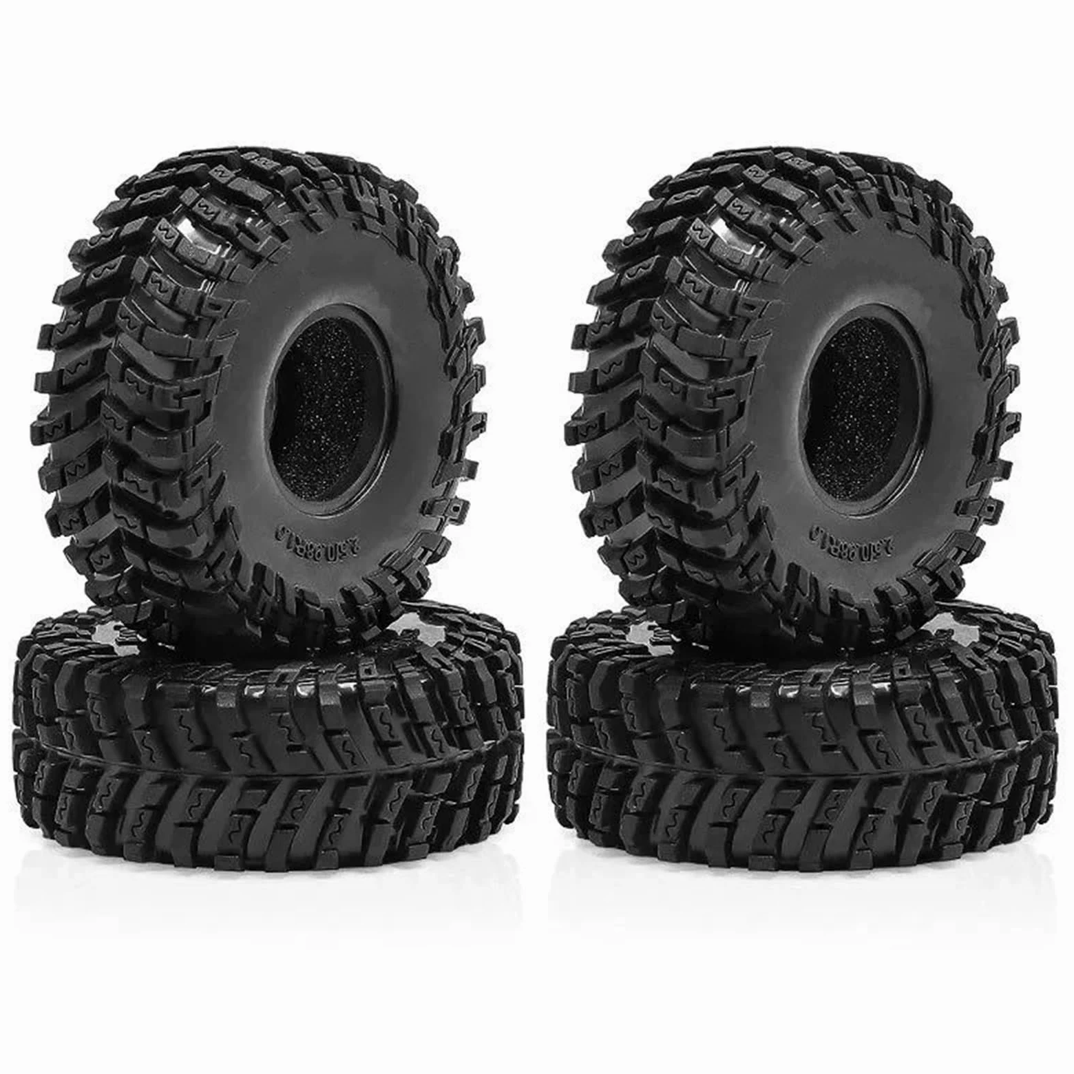Per Axial Per Scx24 Per Fms Per Ascent-18 Per Trx4m 1/24 1/18 Rc Auto Parti Aggiornamento Pneumatici 1.0 Pollici 64x25mm Camion Cingolato Ricambi Modellini RC