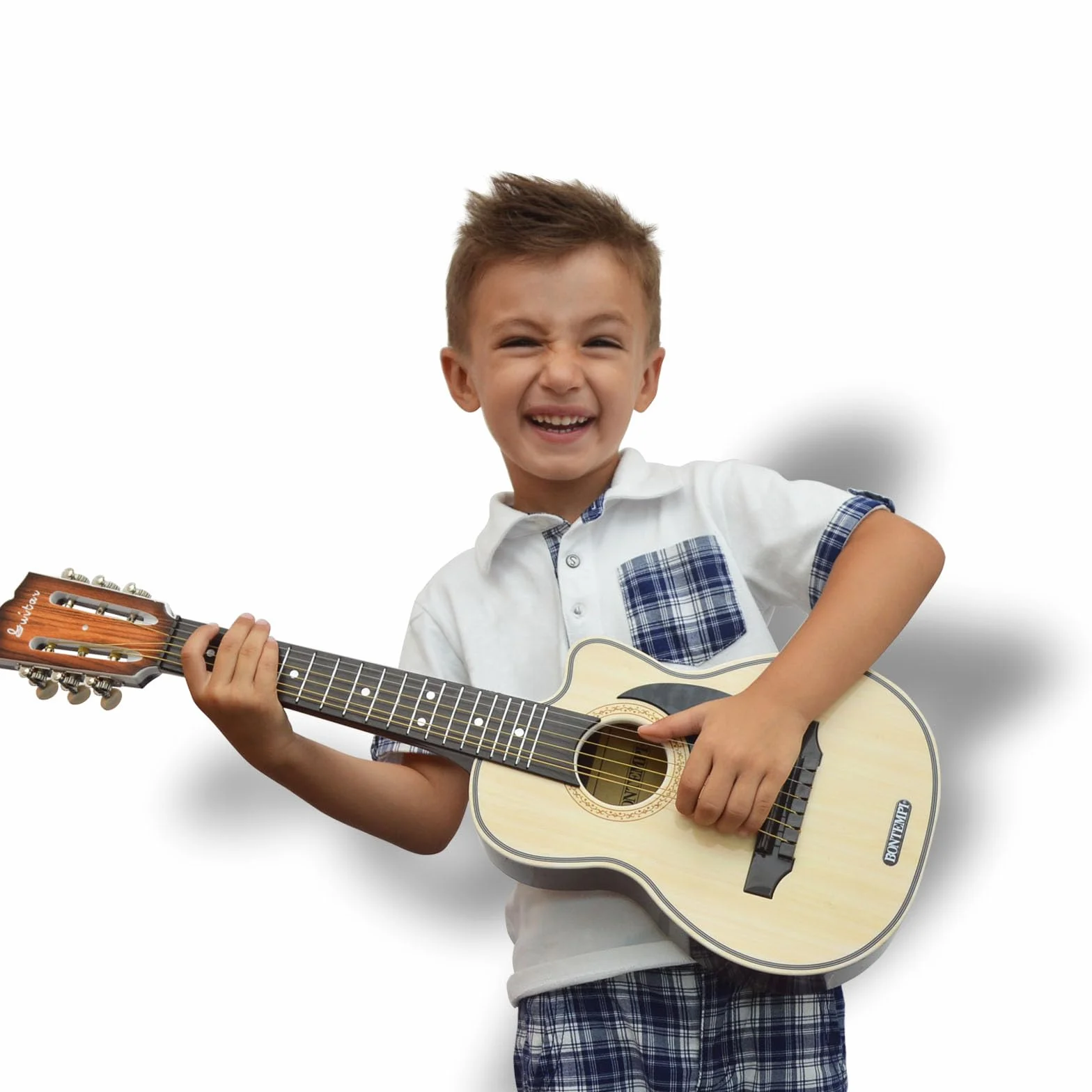Bontempi Chitarra Folk 70 cm Plastica Marrone