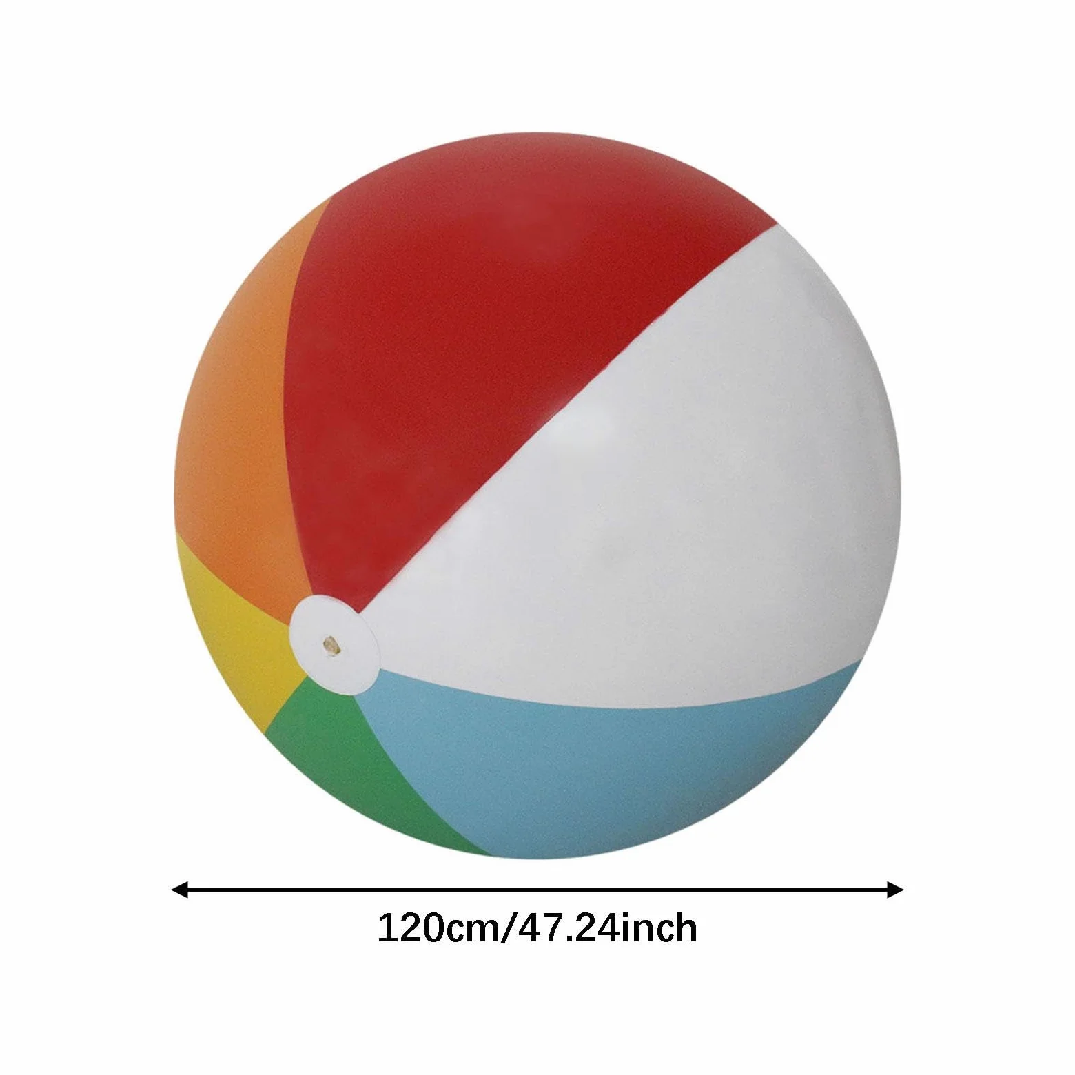 Pallone da Spiaggia Gonfiabile per Adulti, attività All'aperto, Resistente all'Usura, per L'Estate, novità, Articoli per Feste, Giochi D, 120 Centimetri