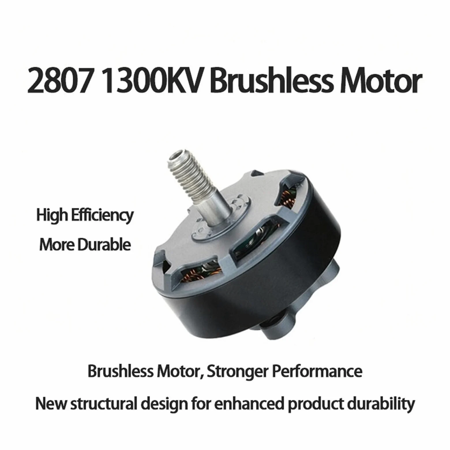 Motore brushless 2807 1300KV per drone a lungo raggio da 7 e 8 pollici | Motore in metallo per fotografia aerea e carichi elevati su droni da 7 e 8 pollici