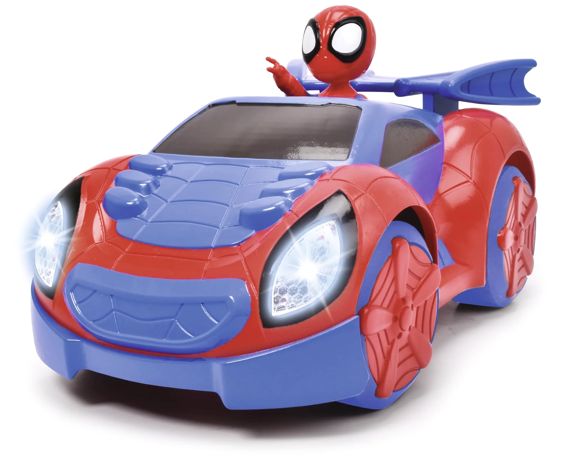 Jada- Radiocomando Spidey Web Crawler, 20323000, cm 17, scala 1:24, 1 canale, +3 anni