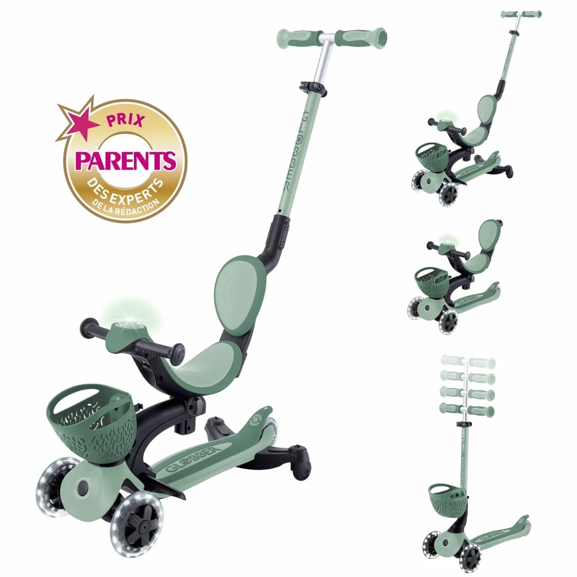 Globber Trottinette Go•up Baby 360 Lights - Monopattino Gioventù Unisex
