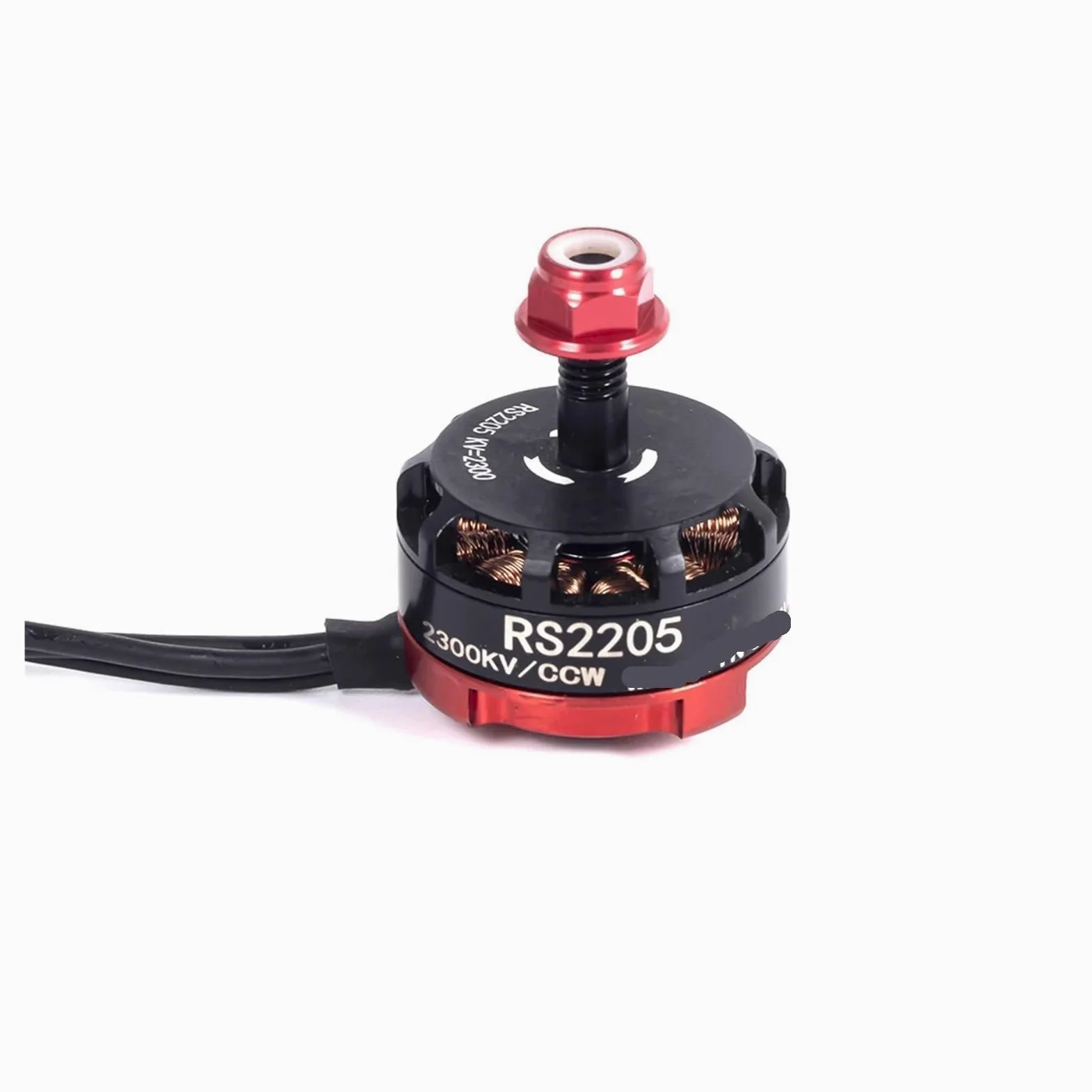 Motore brushless RS2205 2300KV for drone da corsa FPV, 3-4S, 30g | Motore FPV leggero 30g, spinta 1024g, silenzioso, raffreddamento ottimizzato(RS 2205 CCW 1PCS)