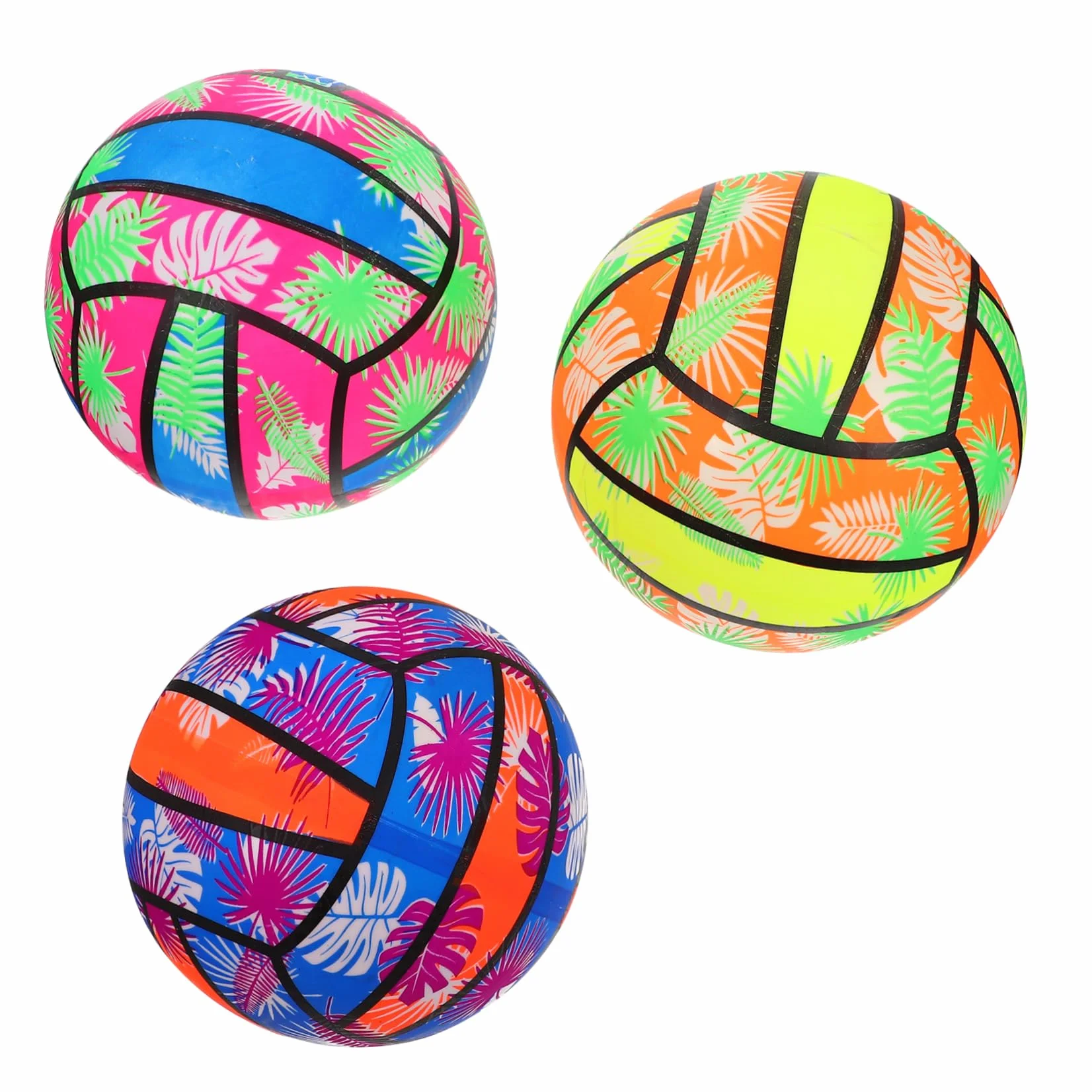 YARNOW 3 Pezzi Pallone Gonfiabile Pallavolo Spiaggia E Piscina 8.7 Pollici Giocattolo Estivo Leggero Portatile Accessori Per Feste E Attività All'Aperto