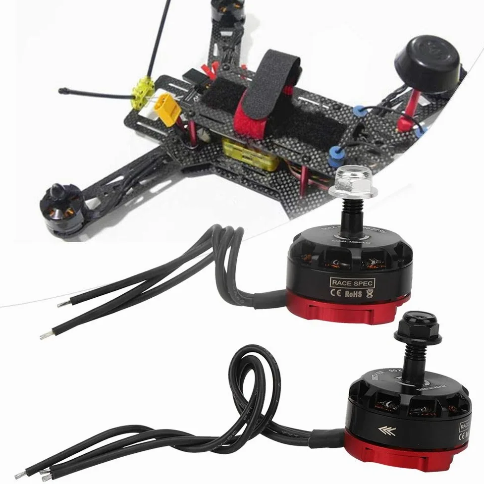 Motore Brushless RS2205 2300KV CW/CCW, Motore Quadricottero RC per Quadricottero Drone FPV Racing (4PCS