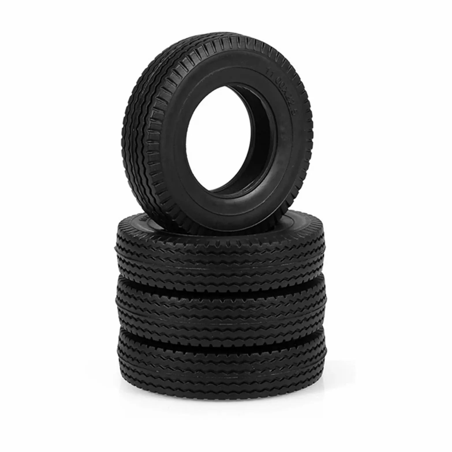 RC Car Pneumatico Ruota Compatibile Con Tamiya Per RC Semiribaltabile Per Camion Per Trattori Per MAN Per Dumper Per ACTROS Per SCANIA 4 Pezzi Di Pneumatici In Gomma Dura Parti Di Aggiornamento