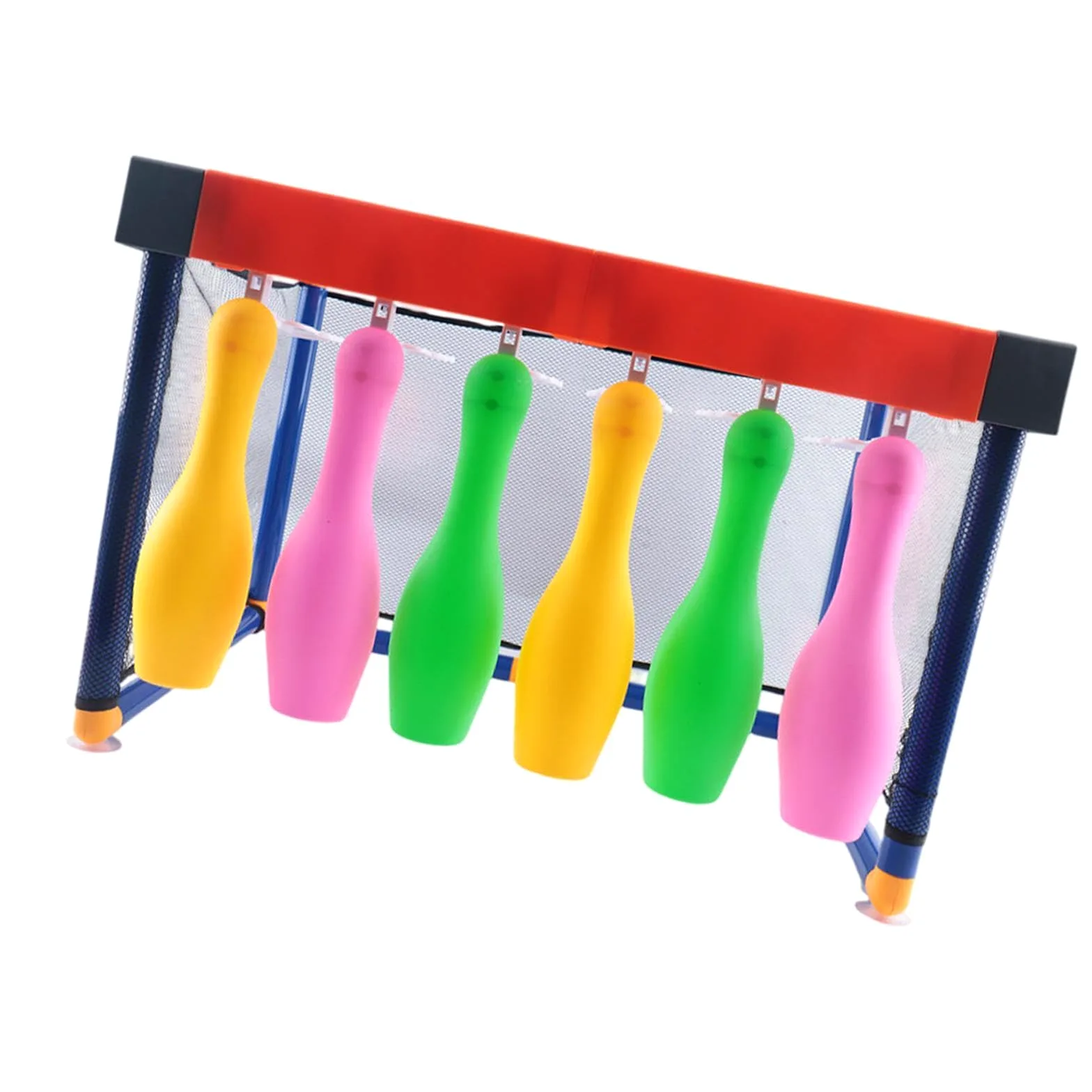 Gioco di bowling per bambini con birilli e palla per bambini per un divertente gioco di gruppo. Progettato per resistere a sessioni di energiche. Leggero ma robusto.
