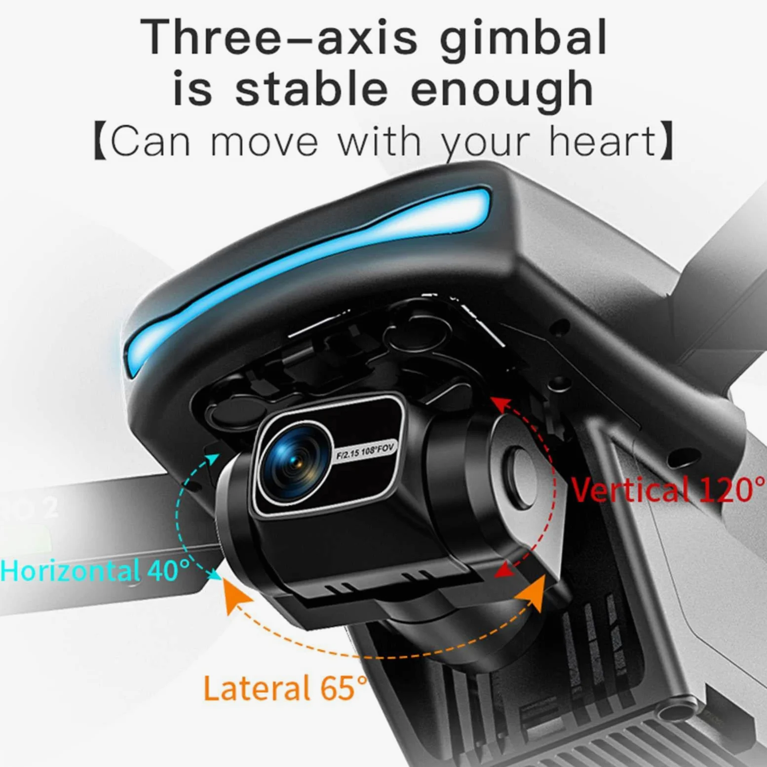 Drone con telecamere con Fotocamera per Adulti 4K, Fotocamera con Gimbal a 3 Assi Drone con Fotocamera, prevenzione degli Ostacoli, quadricottero Senza spazzole con Trasmissione 5G