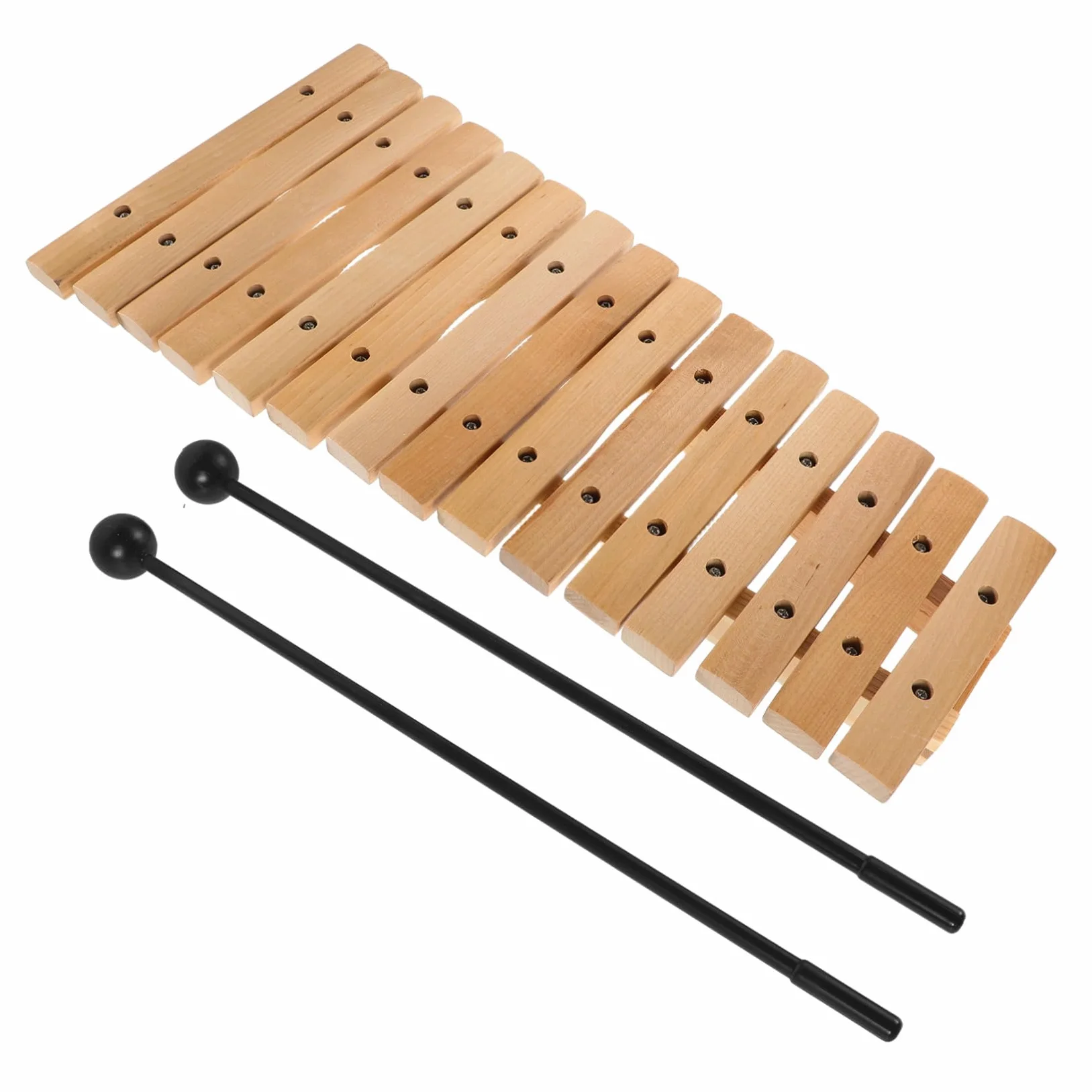 Xilofono Orff 15 Note in Legno e Plastica per Principianti | Gioco Educativo Musicale, Suono Ricco, per Casa e Scuola Materna, con Mazzuoli in Legno