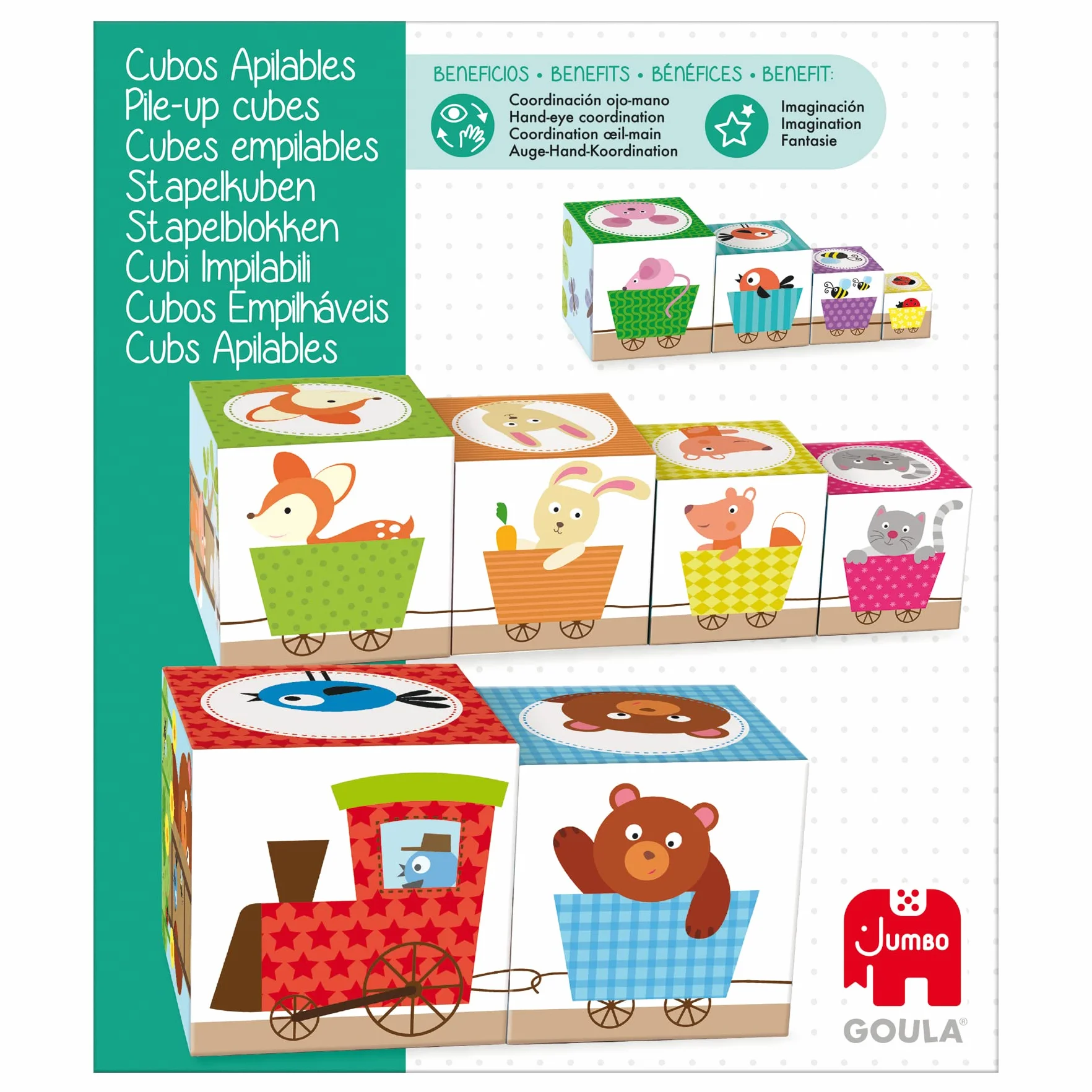 Goula 55219 - Cubi Impilabili Bosco
